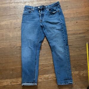 Levi's Men's Slim Straight Medium Blue Denim Jeans